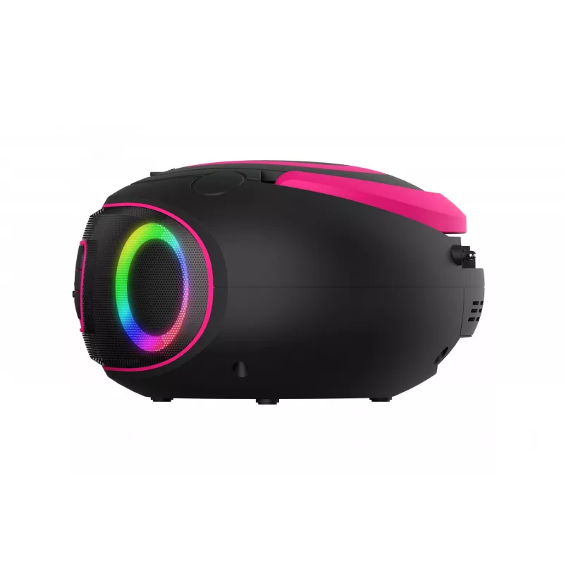 Reproductor de CD personal Denver TDB-212P rosa 3,6W DAB+ FM