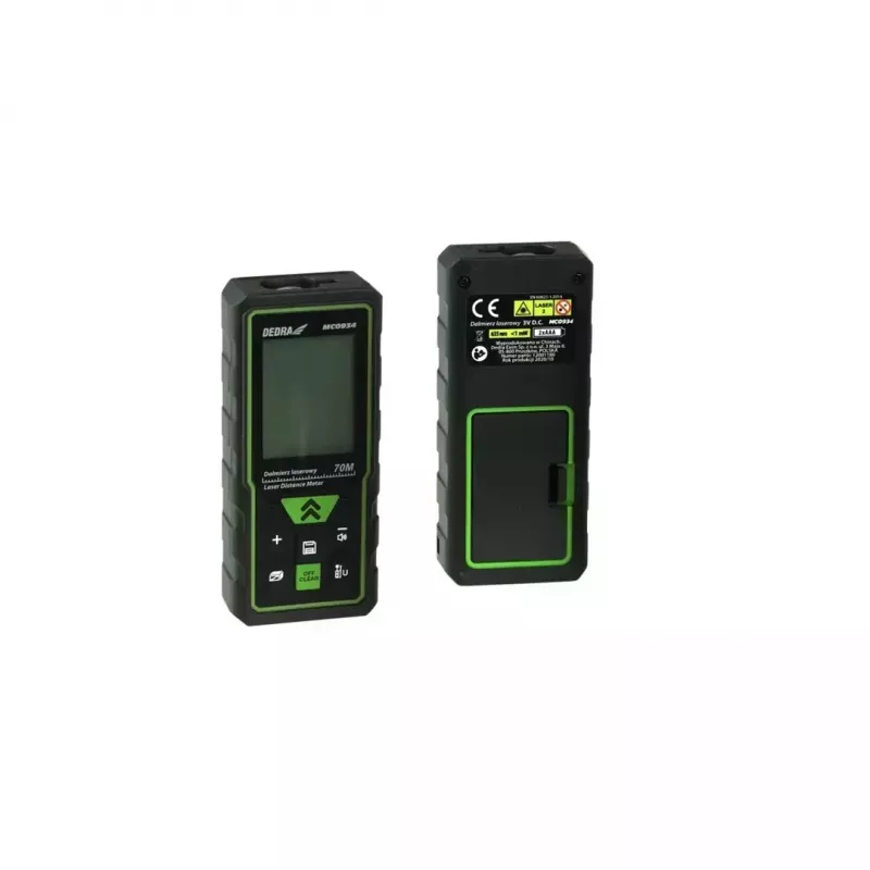 Medidor de distancias Dedra MC0934 — distancia de medición 600 m, diseño compacto