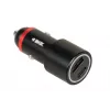 Cargador iBox ICC20 para dispositivos móviles smartphone, smartwatch, tablet negro mechero de coche carga rápida coche