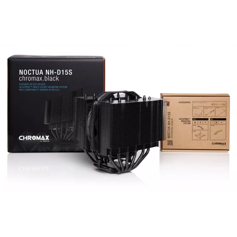 Noctua NH-D15S chromax.Negro Disipador de CPU 14 cm 1 unidad