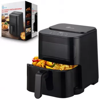 Extralink HOME AIR 5.2L EU SJ-520 Freidora individual 1600 W Freidora de aire Negro