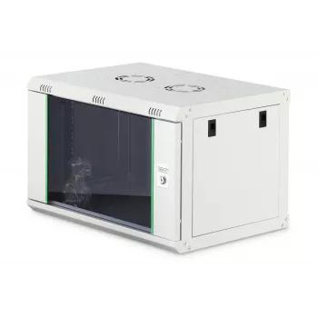 Carcasa rack de pared de 19 inch DIGITUS Dynamic-N DN-37100, 7U, 600x450 mm (AnxP), IP20, gris claro, sin montar