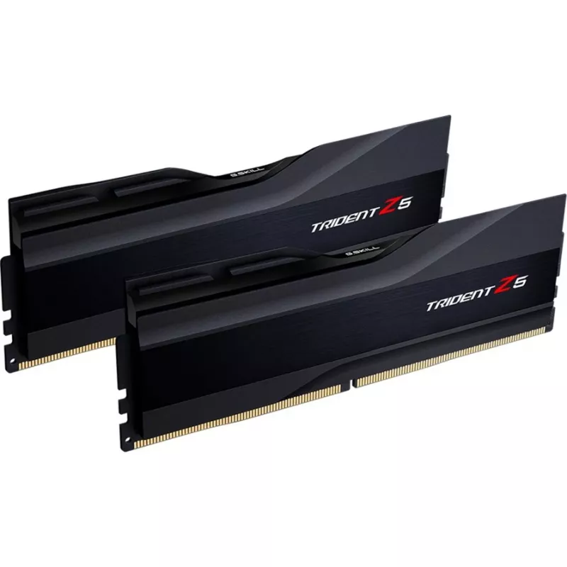 DIMM 64 GB DDR5-6000 (2x 32 GB) kit dual, memoria RAM negra, F5-6000J3040G32GX2-TZ5K, Trident Z5, INTEL XMP