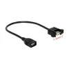 Cable USB DeLOCK 0,25 m 2xUSB2.0-A