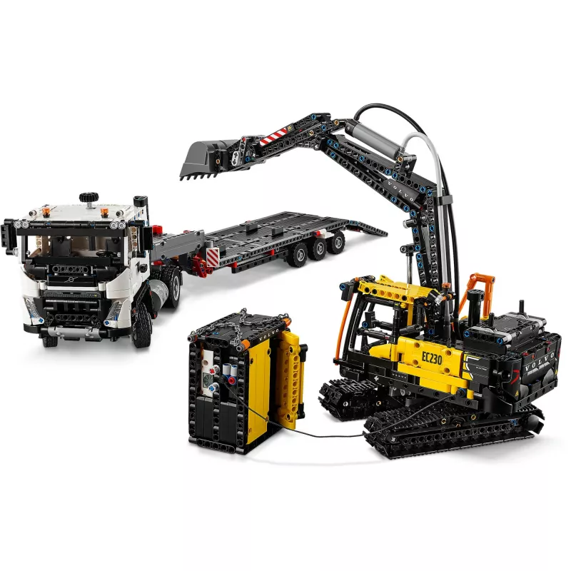 LEGO Technic Volvo FMX Truck y EC230 Electric Excavator 42175