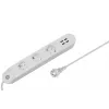 Regleta inteligente Denver SHP-300U 3 tomas AC tipo E 4 blanco