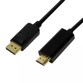 Adaptador de cable de vídeo LogiLink CV0126 1 M DisplayPort HDMI Type-A (Stand