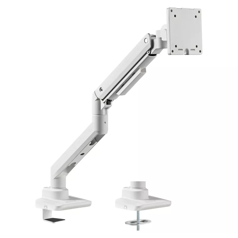 Brazo para monitor SILVERSTONE SST-ARM14 soporte VESA ajustable en altura para un monitor, Plateado