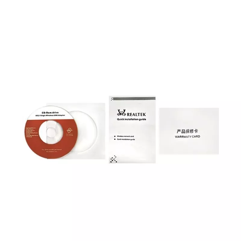 Qoltec - adaptador de red - USB 2.0 - 802.11b/g/n - blanco