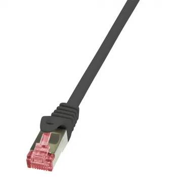 LOGILINK CQ2013S LOGILINK cable de red Cat.6 S/FTP PIMF PrimeLine 0,25m, negro