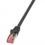 LOGILINK CQ2013S LOGILINK cable de red Cat.6 S/FTP PIMF PrimeLine 0,25m, negro