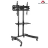 Maclean MC-739 soporte profesional con ruedas para TV, 32-65 pulgadas (165,1 cm), máx. 40 kg, VESA hasta 400x600, negro