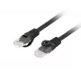 Cable de red LANBERG PCU6-10CU-1000-BK Cat6 U/UTP RJ-45 10 m negro