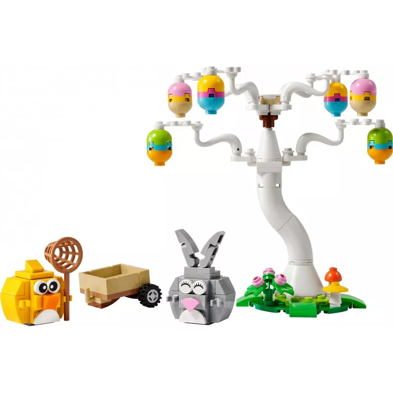 Blocks 40808 Búsqueda de huevos del conejo y el pollito de Pascua