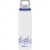 Botella Total Clear One MyPlanet Blue 0,75 L transparente/azul oscuro, cierre de una mano ONE