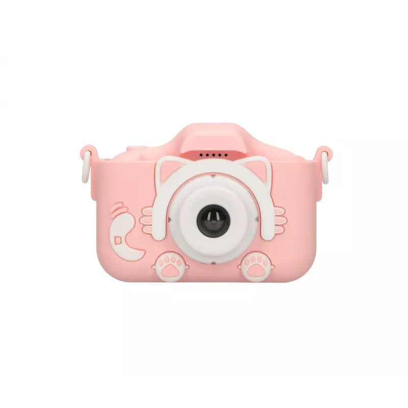 Cámara digital para niños Extralink H27 SINGLE PINK rosa blanco 3 años