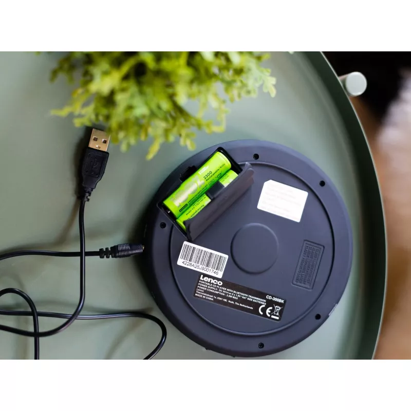 Reproductor MP3 Lenco CD-300 Negro
