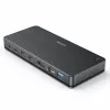 Docking station UNITEK D1103A01 USB4 con cable negro 100W Power Delivery