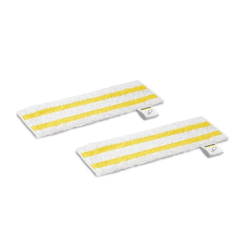 Kärcher Set de bayetas universales para suelo EasyFix Mop, bayetas desechables Blanco, Amarillo