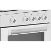 Cocina Simfer 4401SGRBB tipo de placa gas tipo de horno gas blanco ancho 50 cm 49 L profundidad 55 cm