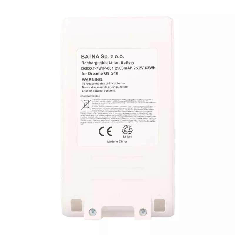 Batería, aspirador G9 G10 25,2V 2500mAh