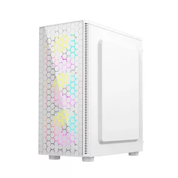 Caja de ordenador gaming Fornax 500, blanca