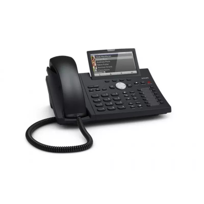 Teléfono IP Snom D375 negro 12 líneas TFT