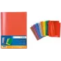 HERMA 7494 forro para cuadernos (Heftschoner) A4, PP, naranja transparente, 25 uds.