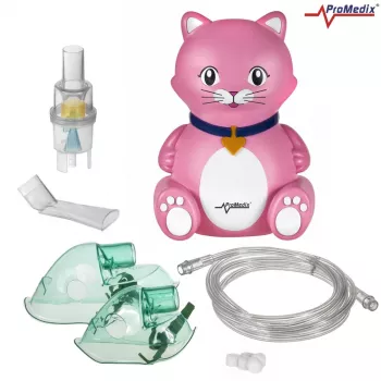 Inhalador nebulizador ProMedix PR-816 diseño compacto para niños, modelo PR-816
