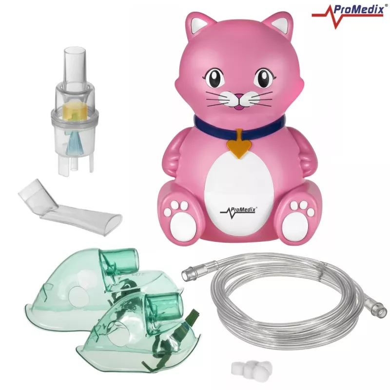 Inhalador nebulizador ProMedix PR-816 diseño compacto para niños, modelo PR-816