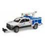 Coche Dodge RAM 2500 Service con luz giratoria y grúa BRUDER 02509