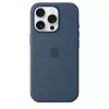 Funda de silicona con MagSafe para iPhone 16 Pro - Denim