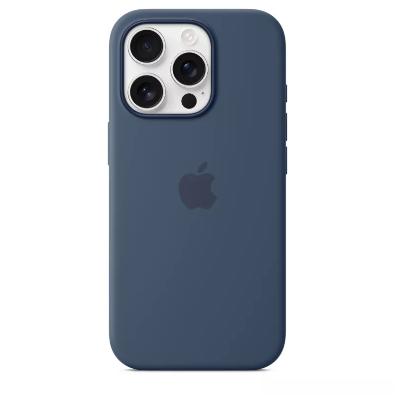 Funda de silicona con MagSafe para iPhone 16 Pro - Denim
