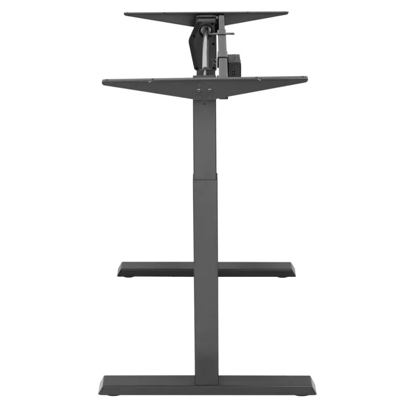 Ergo Office Escritorio eléctrico regulable en altura, Gris, Altura máx. 123 cm, 80 kg - sin tablero, para trabajar de pie y sentado, ER-433