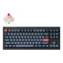 Teclado Keychron V3 Max universal RF inalámbrico Bluetooth negro gris tenkeyless