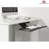 Maclean MC-757 bandeja para teclado bajo el escritorio, acero, máx. 2 kg, negra