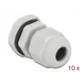 Prensaestopas DeLOCK 60193 gris plástico 10 uds.