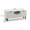 RTV SCANDI 2D1S esbelto color Cashmere
