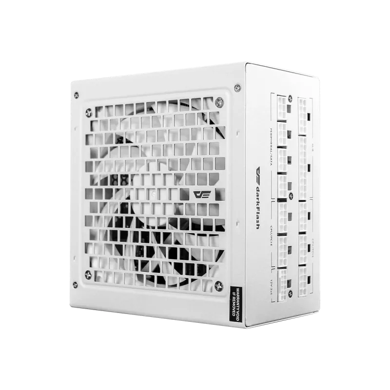 Fuente de alimentación DarkFlash PMT1050 blanca – fuente de alimentación ATX de sobremesa, PMT1050 blanca