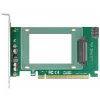Delock - controladora de almacenamiento - 2.5 (6,4 cm) - U.2 NVMe / SATA 6Gb/s - 600MBps - PCIe 4,0 x16 (90051)