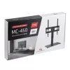 Soporte de TV MACLEAN MC-450 para TVs de 32–65 pulgadas, carga máx. 40 kg, VESA hasta 400×400, base de mesa/escritorio