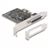 Adaptador RS-232 VGA interno DeLOCK 66324 PCIe conector hembra negro