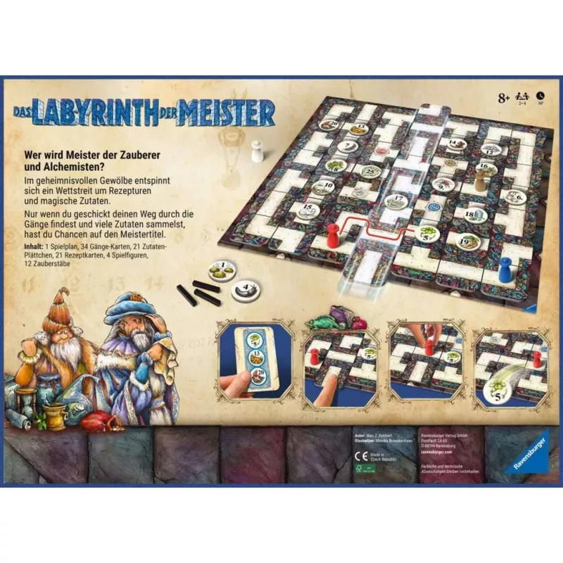 Labyrinth der Meister, juego de mesa