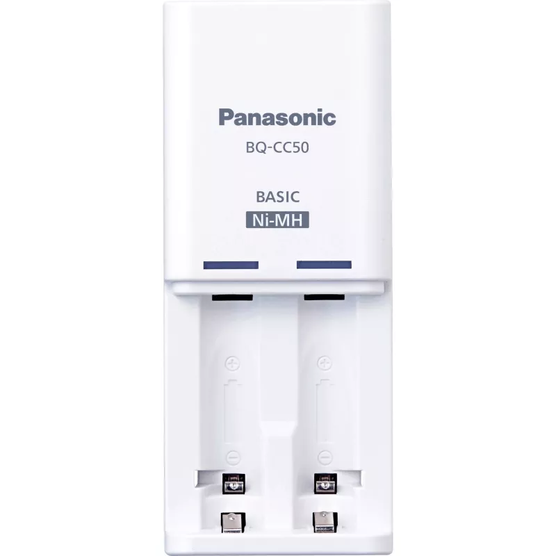 Cargador de pilas Panasonic BQ-CC50 pilas domésticas AC
