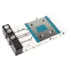 Backplate BitsPower X-TEND active para RTX 4090 FE — Acabado acrílico (BP-VG4090FE-BKP)