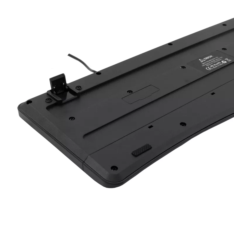 Teclado USB con cable SBOX K-103 US negro — distribución US, conexión USB