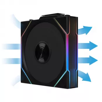 Lian Li UNI FAN TL 12 cm negro 0,2-2600 rpm rodamiento dinámico líquido