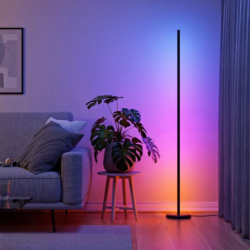 Lámpara de pie Nanoleaf N7204K02-1FL 22W RGBW – iluminación RGB ajustable y blanca regulable