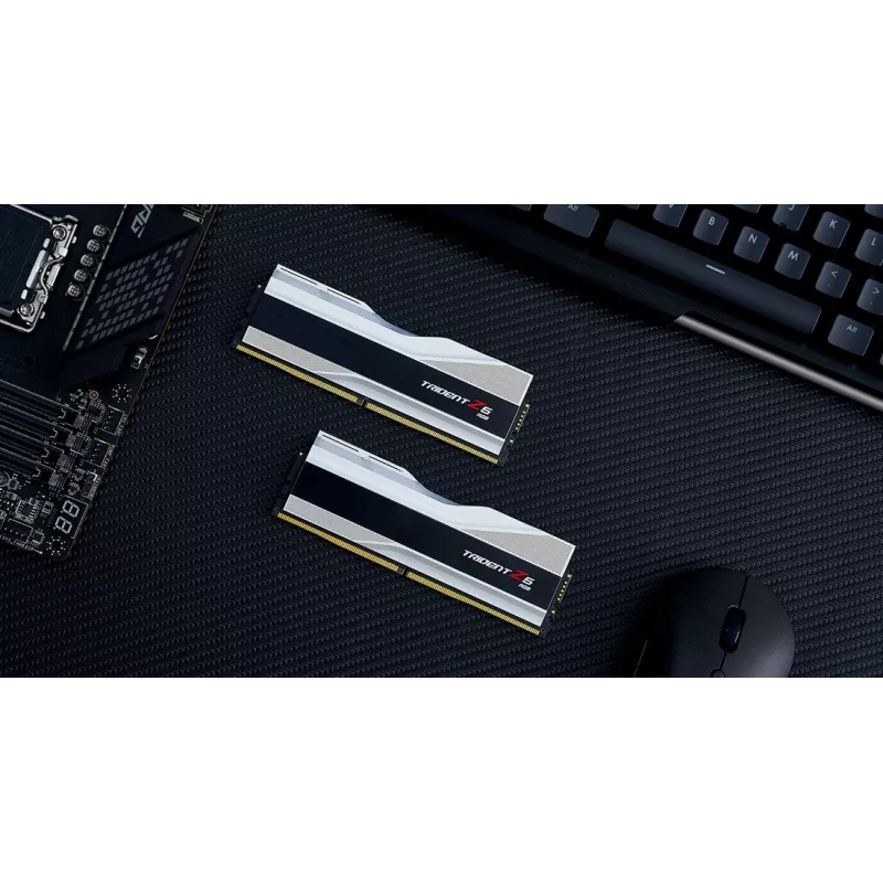 Memoria RAM 32GB DDR5 5600 CL28 Trident Z5 RGB plata