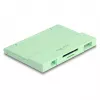 Lector de tarjetas DeLOCK 91015 USB 3.2 Gen 1 Type-A/Type-C menta